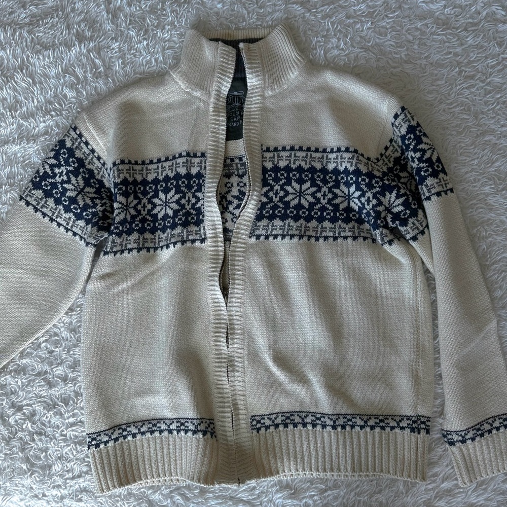 Men warm sweater